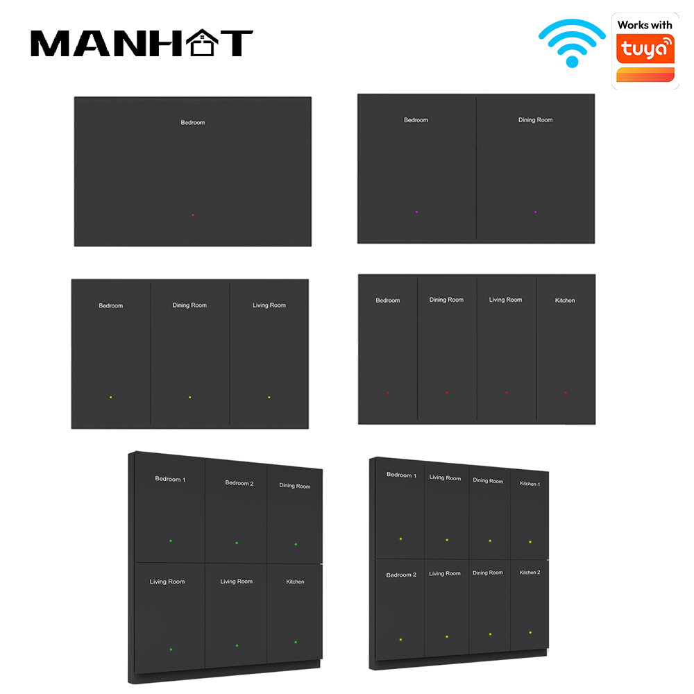 Smart Light Switch Wifi - Interrupteur intelligent Manhot WIFI, à monter