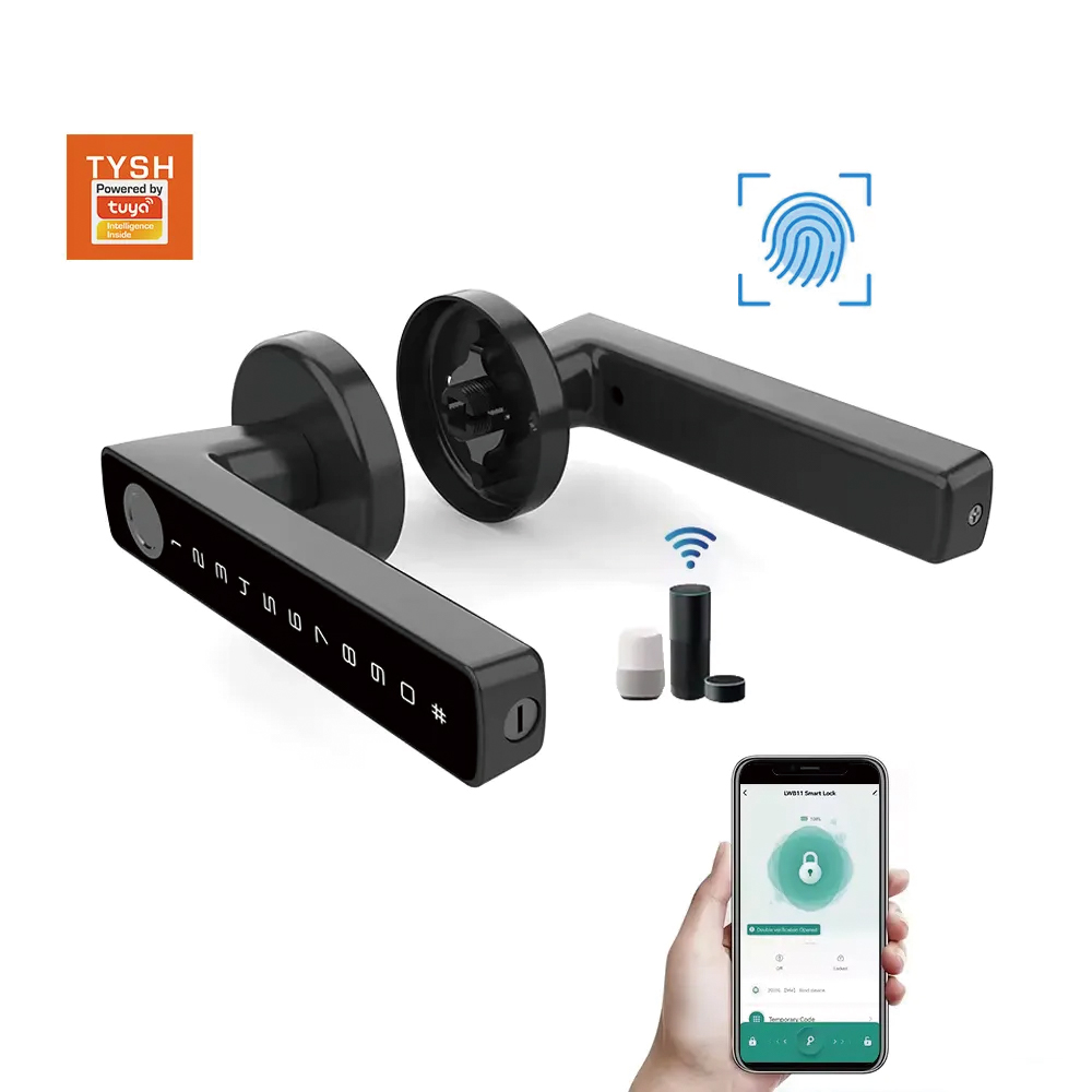 Smart Door Lock Wifi - TYSH Tuya Smart Sécurité automatique Biométrique