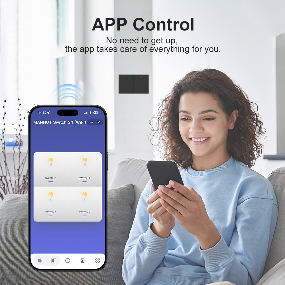 Interrupteur intelligent Manho - Smart Light Switch Wifi avis et prix