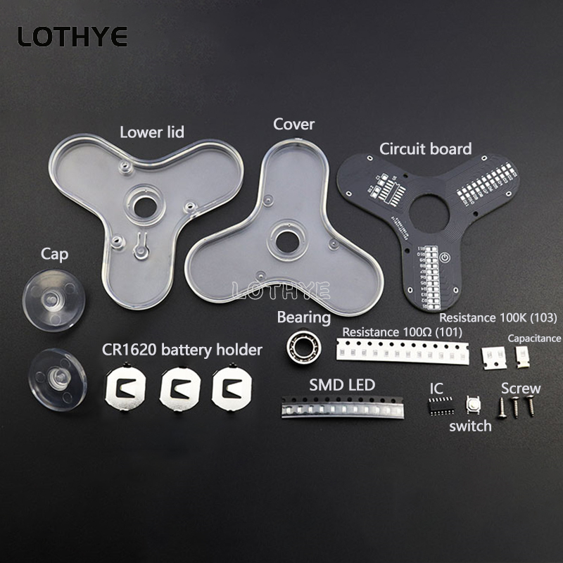 LED Fidget Spinner fabrication - Electronics Project Kit avis et prix